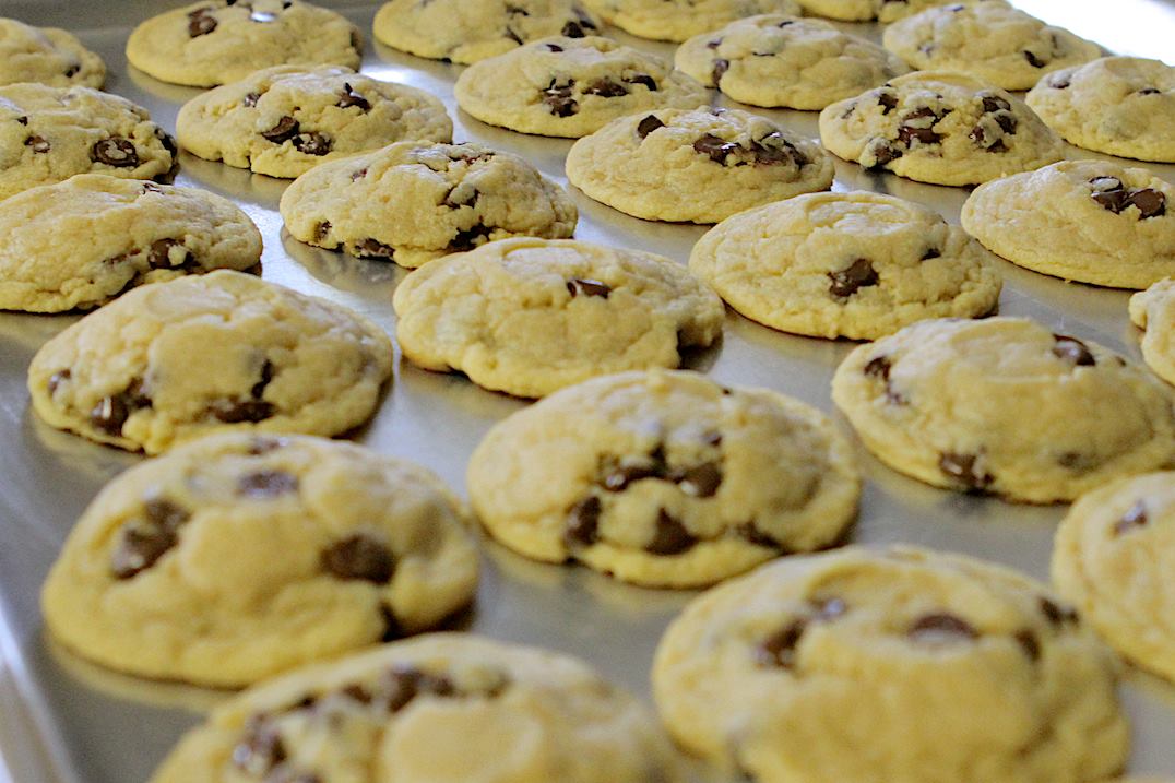 Fresh baked cookies by Jim's Famous Cookies
